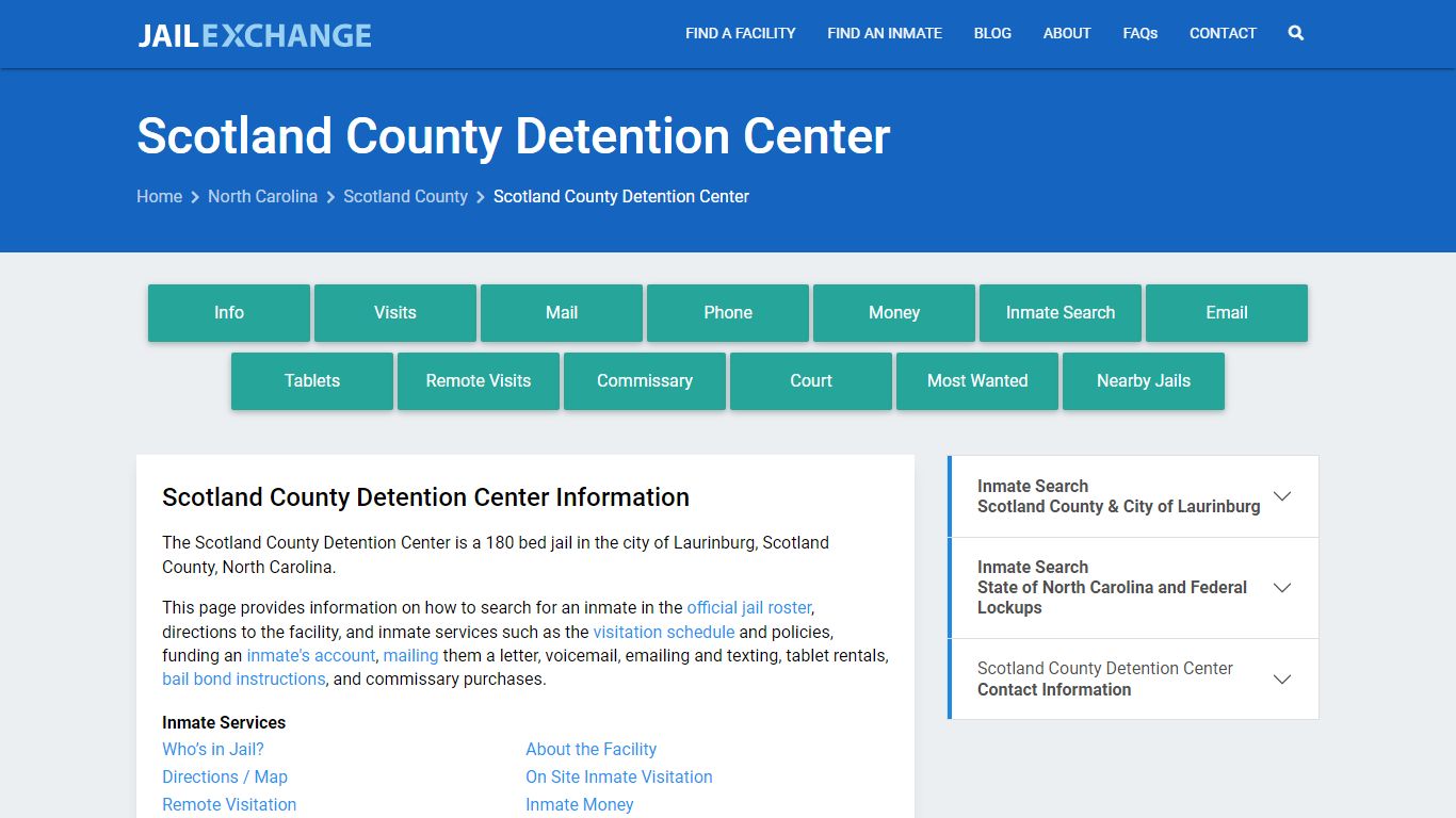 Scotland County Detention Center - Jail Exchange